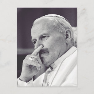 Der Heilige Johannes Paul II. Der große Kommunikat Postkarte