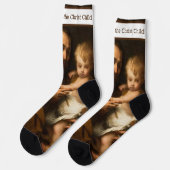 Der heilige Joseph mit dem christlich-katholischen Socken (Linkes Detail)