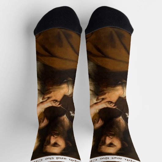 Der heilige Joseph mit dem christlich-katholischen Socken (Oben)