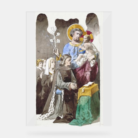 Der heilige Joseph-Patron der Universellen Kirche Acrylschild (Vorderseite)