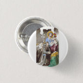 Der heilige Joseph-Patron der Universellen Kirche Button (Vorne & Hinten)