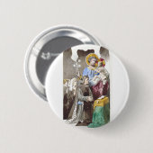 Der heilige Joseph-Patron der Universellen Kirche Button (Vorne & Hinten)