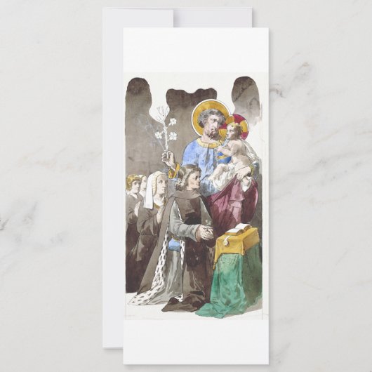 Der heilige Joseph-Patron der Universellen Kirche Einladung (Vorderseite)