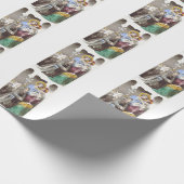 Der heilige Joseph-Patron der Universellen Kirche Geschenkpapier (Ecke)