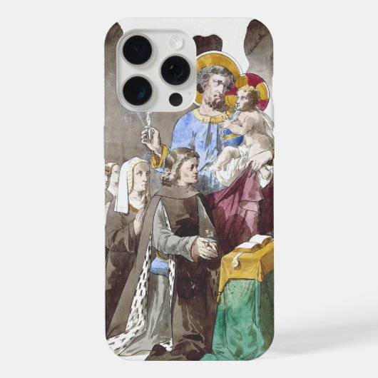 Der heilige Joseph-Patron der Universellen Kirche iPhone Hülle (Rückseite)