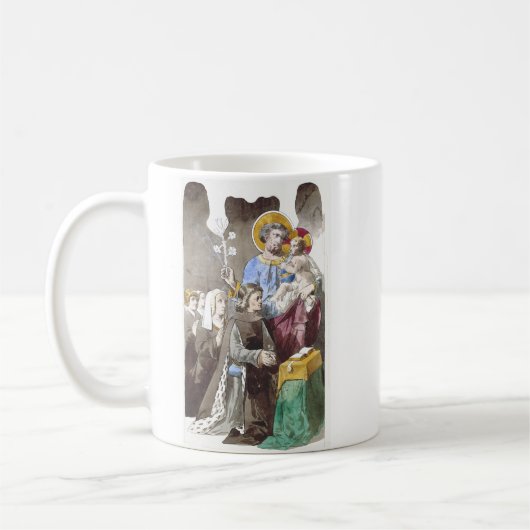 Der heilige Joseph-Patron der Universellen Kirche Kaffeetasse (Links)