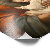 Der heilige Joseph und das Kind Jesus Religious Fotodruck (Ecke)