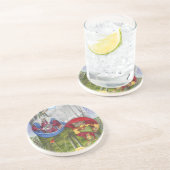 Der Heilige König / Eichenkönig Getränkeuntersetzer (Seite)