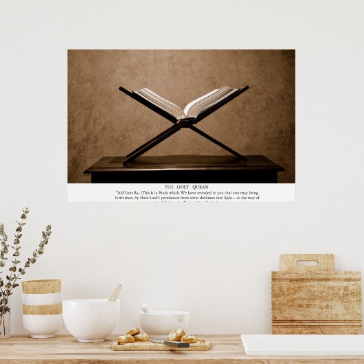 Der heilige Koran Poster (Küche)