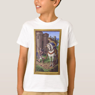 Der heilige Martin von Tours teilt seinen Mantel T-Shirt