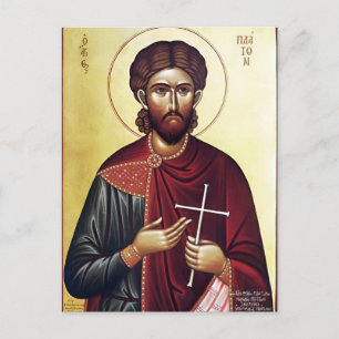 Der Heilige Märtyrerplaton des ancyra-orthodoxen S Postkarte