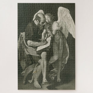 Der Heilige Matthäus und der Engel von Caravaggio Puzzle