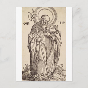 Der Heilige Matthew von Christus und den Aposteln Postkarte