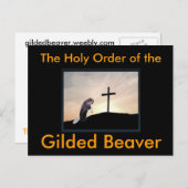 Der heilige Orden der Gildenbiber-Postkarten Postkarte (Vorne/Hinten)