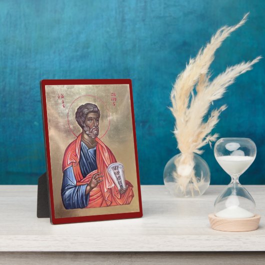 Der Heilige Petrus, der Apostel Fotoplatte (Seite)