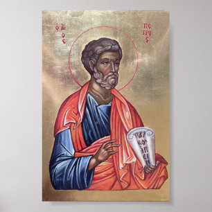 Der Heilige Petrus, der Apostel Poster