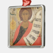 Der heilige Prophet Zacharias Silbernes Ornament (Links)