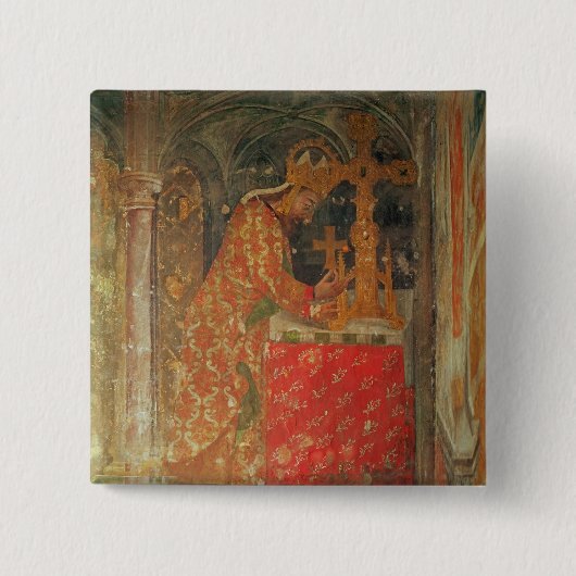 Der heilige römische Kaiser Charles IV Button (Vorderseite)