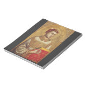 Der Heilige Stephanus von Giotto Notizblock (Rotiert)