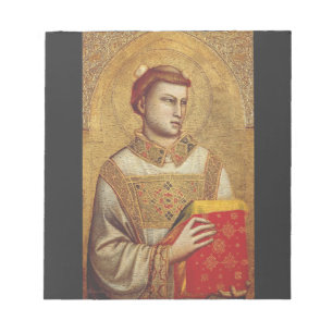 Der Heilige Stephanus von Giotto Notizblock