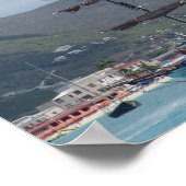 Der heilige Thomas mit dem großen Segelboot sieht Poster (Ecke)