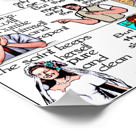 Der Heilige und der Sinner Poster (Ecke)