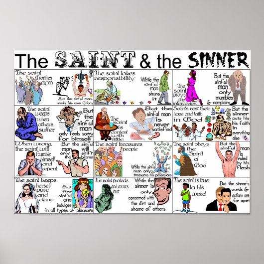 Der Heilige und der Sinner Poster (Vorne)