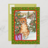 Der heimliche Bewunderer Feiertagspostkarte (Vorne/Hinten)