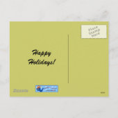 Der heimliche Bewunderer Feiertagspostkarte (Rückseite)