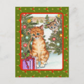 Der heimliche Bewunderer Feiertagspostkarte (Vorderseite)