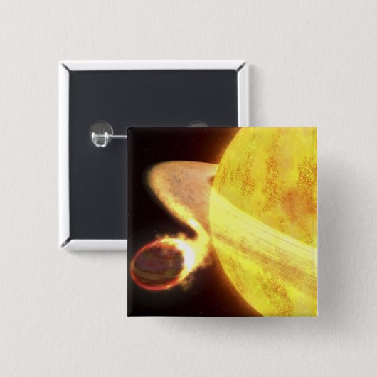 Der heißeste bekannte Planet der Milchstraße Button (Vorne & Hinten)