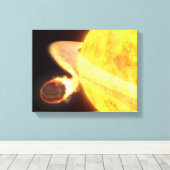 Der heißeste bekannte Planet der Milchstraße Leinwanddruck (Insitu (Holzboden))