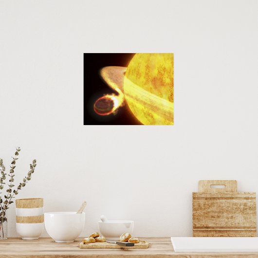 Der heißeste bekannte Planet der Milchstraße Poster (Küche)