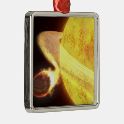 Der heißeste bekannte Planet der Milchstraße Silbernes Ornament (Rechts)