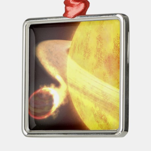 Der heißeste bekannte Planet der Milchstraße Silbernes Ornament (Links)