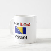 Der heißeste Bosnier der Welt Kaffeetasse (Vorderseite Links)