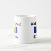 Der heißeste Bosnier der Welt Kaffeetasse (Mittel)