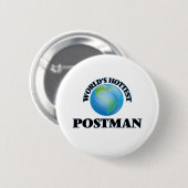 Der heißeste Briefträger der Welt Button (Vorne & Hinten)
