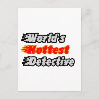Der heißeste Detektiv Postkarte
