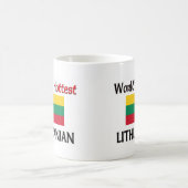 Der heißeste Litauer der Welt Kaffeetasse (Mittel)