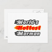 Der heißeste Mormon der Welt Postkarte (Vorne/Hinten)