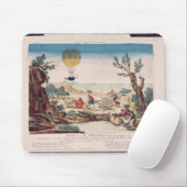 Der Heißluftballon von Jean Pierre Blanchard Mousepad (Mit Mouse)