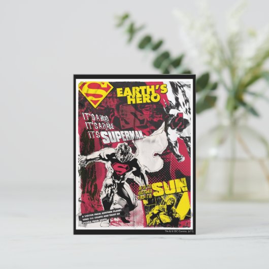 Der Held der Erde Postkarte (Stehend Vorderseite)