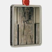 Der Held Gilgamesh, der einen Löwe hält Silbernes Ornament (Rechts)