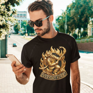 Der Heldenfeuer: Bereit, die Flammen zu überwinden T-Shirt