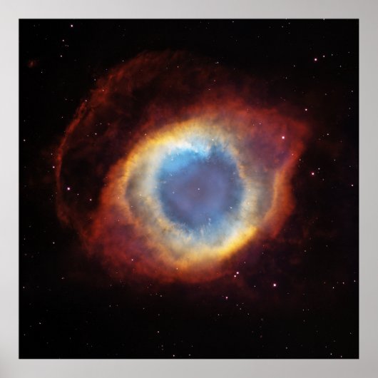 Der Helix Nebula NGC 7293 Caldwell 63 Poster (Vorne)