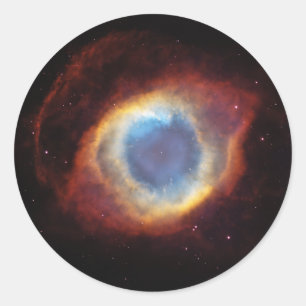 Der Helix Nebula NGC 7293 Caldwell 63 Runder Aufkleber