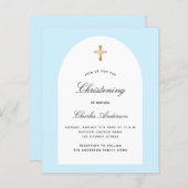 Der hellblaue Bogen der Taufe (Vorne/Hinten)