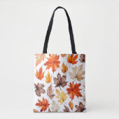 Der helle Herbst hinterlässt eine botanische Illus Tasche (Vorderseite)