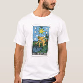 Der helle T - Shirt der Stern-Männer (Vorderseite)